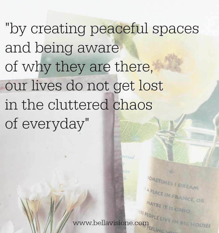 creating a peaceful space